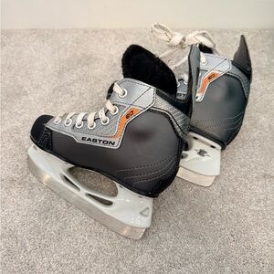 Easton Black and Gray Hockey Skates magnum size youth 11